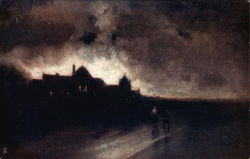 Evening Shaddow Postcard