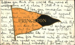 Princeton Pennant Postcard