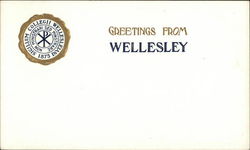 Greetings from Wellesley Postcard