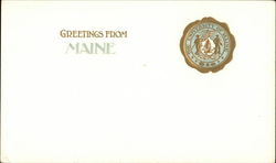 Greetings from University of Maine Postcard