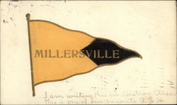 Millersville Pennant Pennsylvania School Pennants Postcard Postcard Postcard