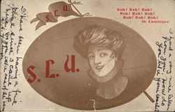 St. Lawrence University Football Logo Postcard