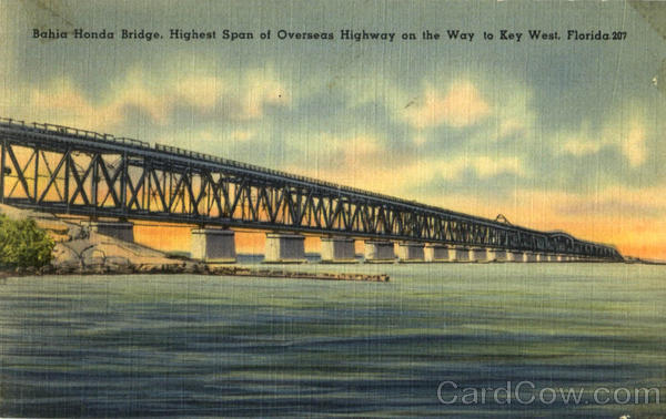 Bahia Honda Bridge Scenic Florida