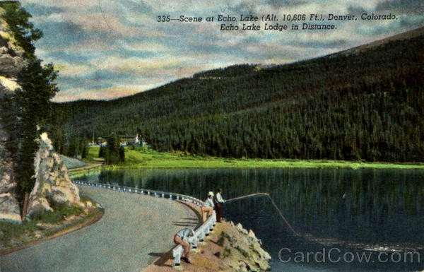 Scene At Echo Lake Denver Colorado Scene At Echo Lake Denver Colorado