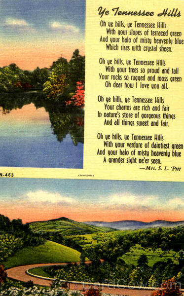 Ye Tennessee Hills Poems Ye Tennessee Hills Poems