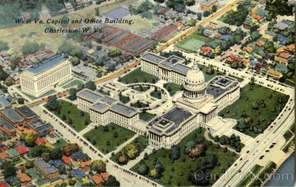 West Va. Capitol And Office Building Charleston West Virginia