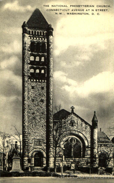 The National Presbyterian Church, Connecticut Avenue at n Street Washington District of Columbia