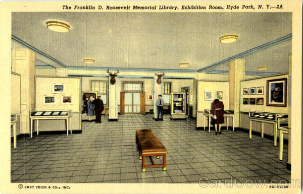 The Franklin D. Roosevelt Memorial Library Hyde Park New York