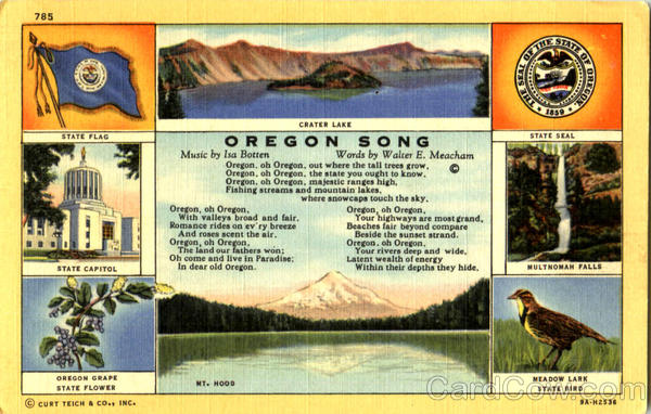 Oregon Song Scenic Oregon Song Scenic