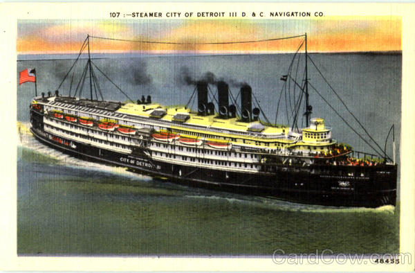 Steamer City Of Detroit Steamers