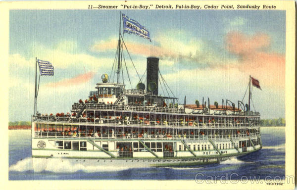 Steamer Put-In-Bay Detroit Michigan Steamer Put-In-Bay Detroit Michigan