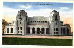 Fair Park Auditorium Dallas, TX Postcard Postcard