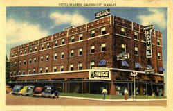 Hotel Warren Garden City, KS Postcard Postcard