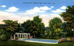 Wading Pool, Central Park Postcard