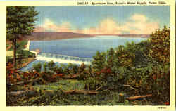 Spavinaw Dam Tulsa, OK Postcard Postcard