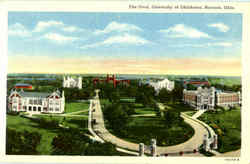 The Oval , University of Oklahoma Norman, OK Postcard Postcard