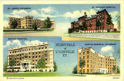 Hospitals Of Louisville Postcard