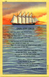 Cape Cod Calls Poems & Poets Postcard Postcard