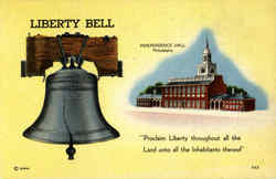 Liberty Bell Patriotic Postcard Postcard