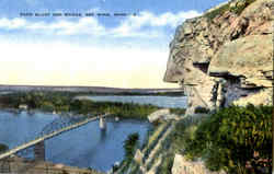 Barn Bluff And Bridge Postcard