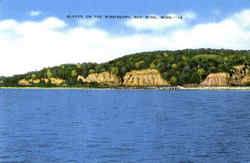 Bluffs On The Mississippi Postcard