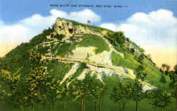 Barn Bluff And Stairway Postcard