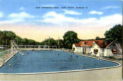 New Swimming Pool Fort Scott, KS Postcard Postcard