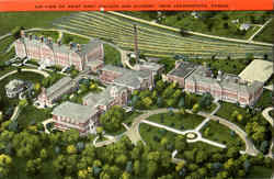 Air View Of Saint Mary College And Academy Leavenworth, KS Postcard Postcard