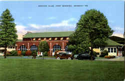 Service Club Fort Benning, GA Postcard Postcard