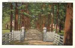 Entrance To The Hermitage Home Of President Jackson Nashville, TN Postcard Postcard