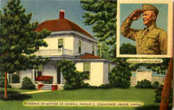 Residence Of Mother Of General Dwight Postcard
