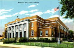 Memorial Hall Joplin, MO Postcard Postcard