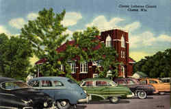 Chetek Lutheran Church Wisconsin Postcard Postcard