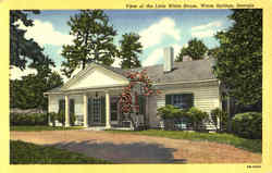 View Of The Little White House Postcard