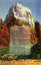 Great White Throne, Zion National Park Postcard