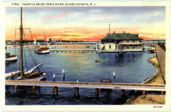 Yacht Club On Tom's River Postcard