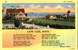 Cape Cod Massachusetts Postcard Postcard