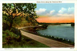 Scenic Drive Along The Cimarron River Oklahoma Postcard Postcard