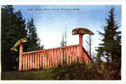 Shake's Grave Totems Wrangell, AK Postcard Postcard