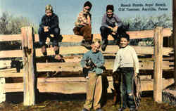 Ranch Hands Boys Ranch, Old Tascosa Amarillo, TX Postcard Postcard