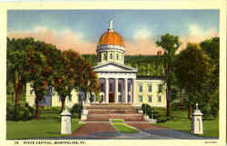 State Capitol Montpelier, VT Postcard Postcard