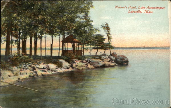 Nelson's Point on Lake Assowompset Lakeville Massachusetts