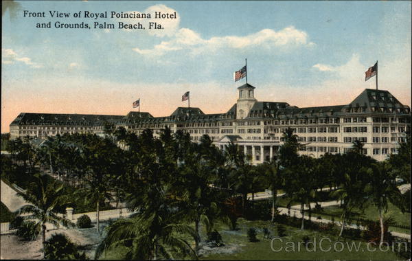Royal Poinciana Hotel and Grounds Palm Beach Florida