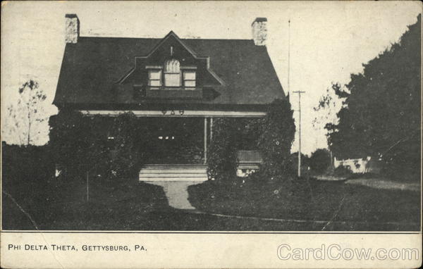 Phi Delta Theta Gettysburg Pennsylvania