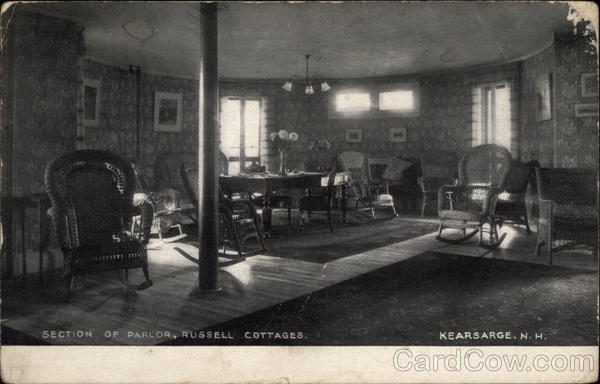 Russell Cottages - Parlor Kearsarge New Hampshire