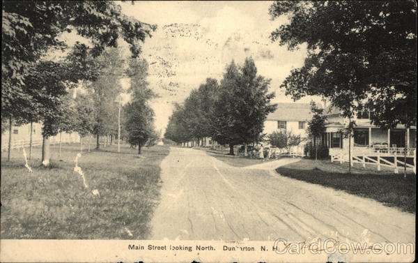 Main Street Looking North Dunbarton New Hampshire