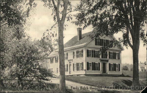 Emily Balch Hospital Plymouth New Hampshire