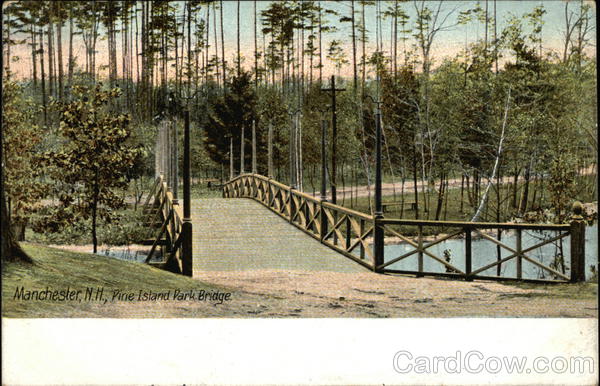 Pine Island Park Bridge Manchester New Hampshire