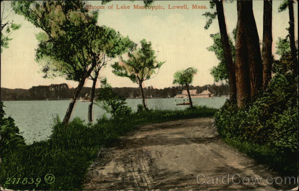 Shores of Lake Mascuppic Lowell Massachusetts