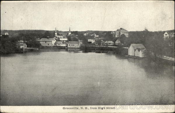 View from High Street Greenville New Hampshire